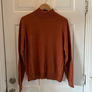 Jos. A Bank burnt orange turtleneck